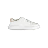 Calvin Klein Leather Low-Top Sneaker — White