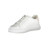 Calvin Klein Leather Low-Top Sneaker — White