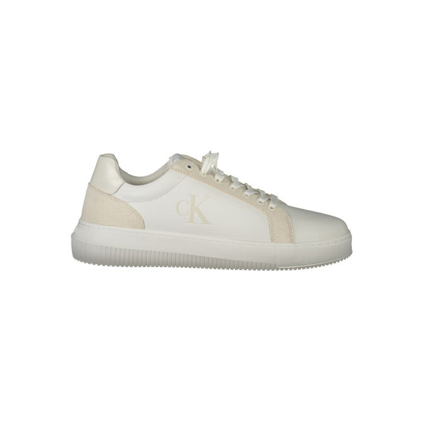 Calvin Klein Athletic Sneaker — White Polyurethane