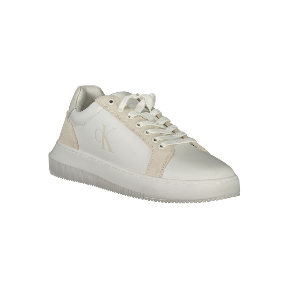 Calvin Klein Athletic Sneaker — White Polyurethane