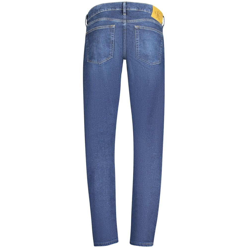 Calvin Klein Slim Tapered Jeans — Blue Cotton