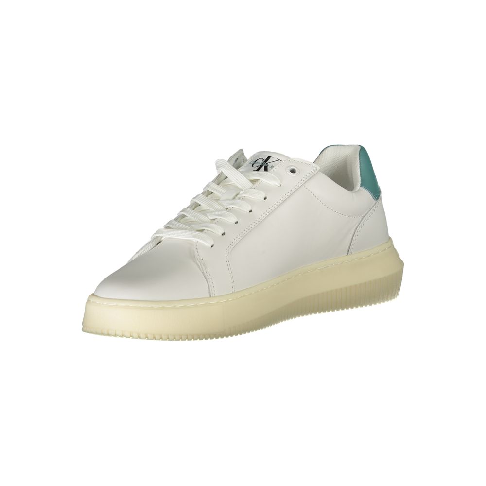 Calvin Klein Athletic Sneaker — White Leather