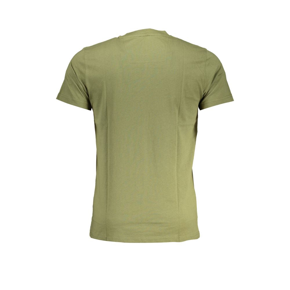 Cavalli Class Crew Neck T-Shirt — Green Cotton