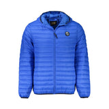 Cavalli Class Hooded Jacket — Blue Polyamide