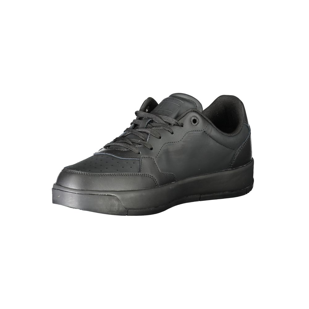 Tommy Hilfiger Athletic Sneaker — Black Polyurethane
