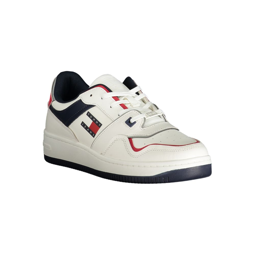 Tommy Hilfiger Athletic Sneaker — White Polyurethane