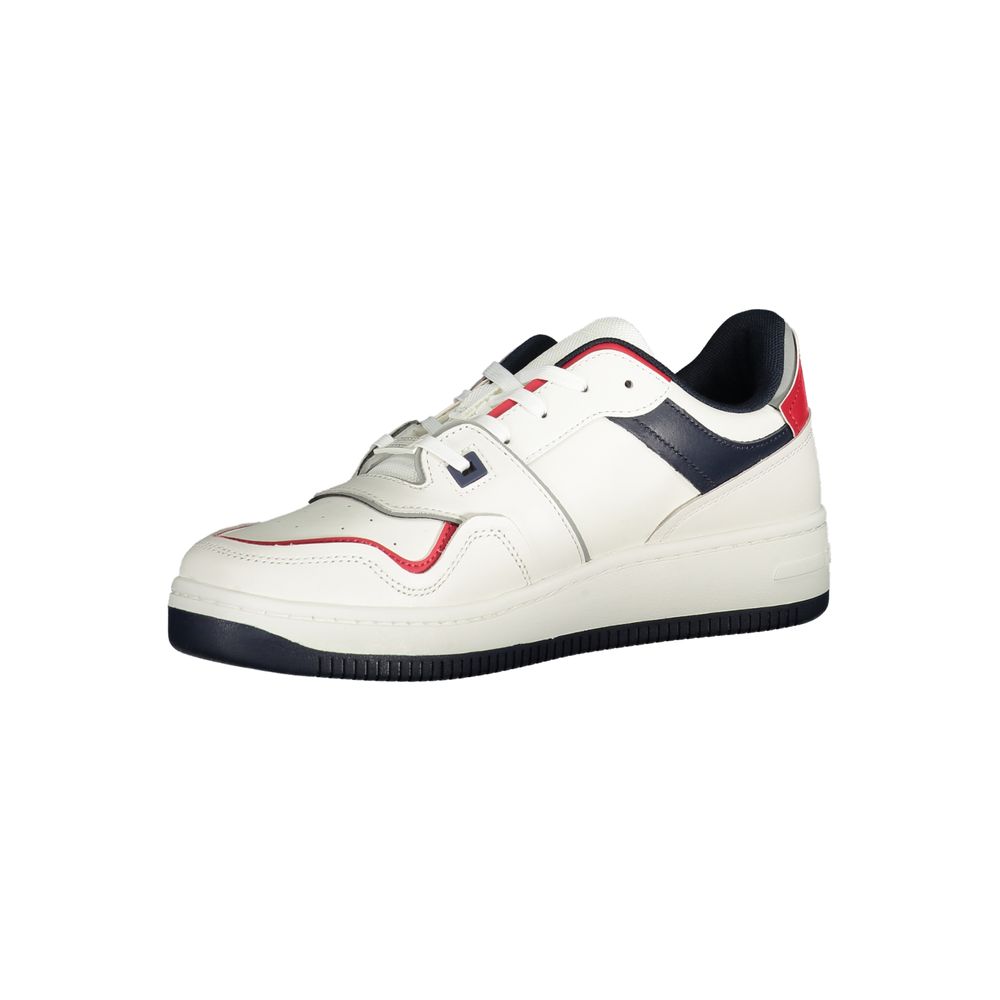 Tommy Hilfiger Athletic Sneaker — White Polyurethane