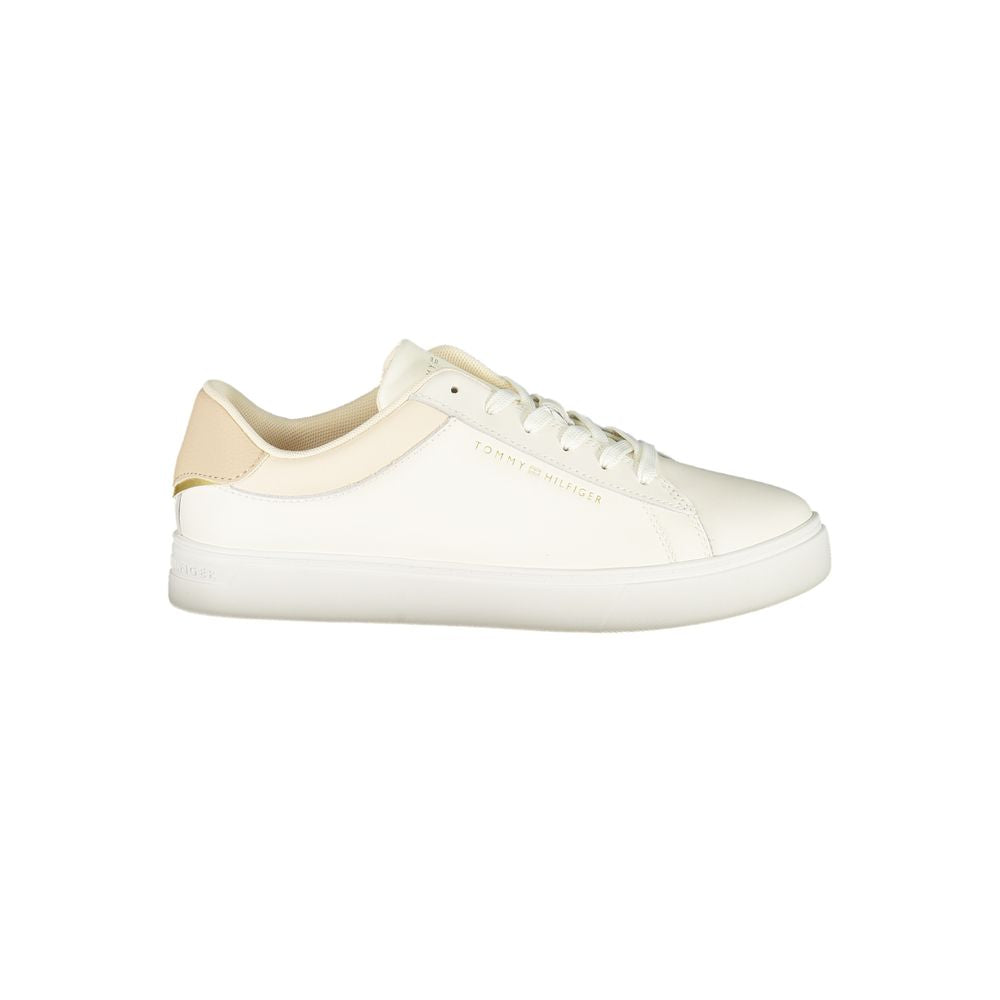 Tommy Hilfiger Athletic Sneaker — Beige Polyurethane