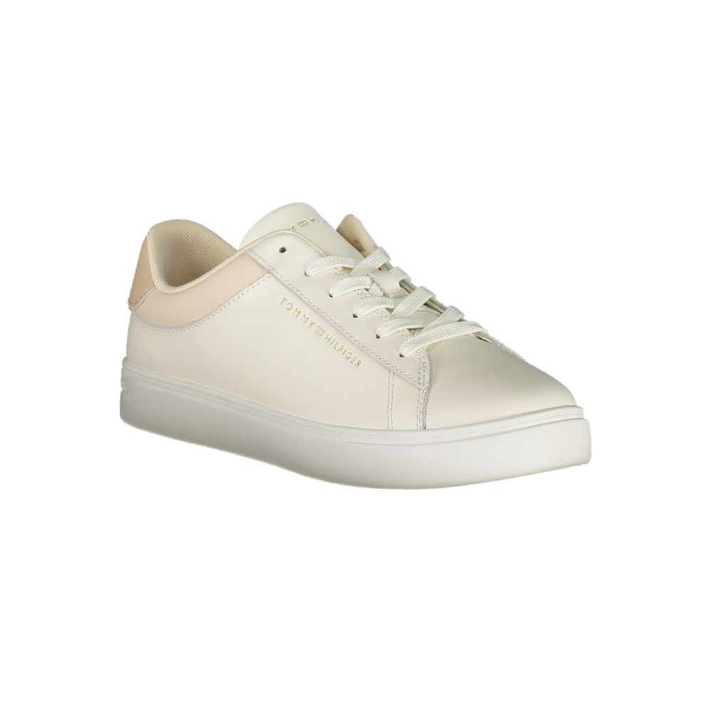 Tommy Hilfiger Athletic Sneaker — Beige Polyurethane