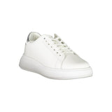 Calvin Klein Low-Top Sneaker — White Leather