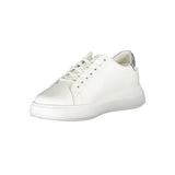 Calvin Klein Low-Top Sneaker — White Leather