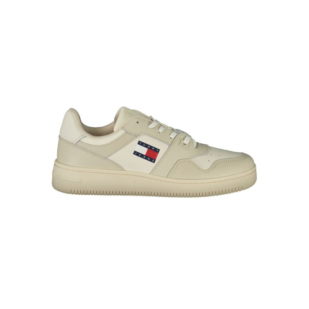 Tommy Hilfiger Leather Sneaker — Beige