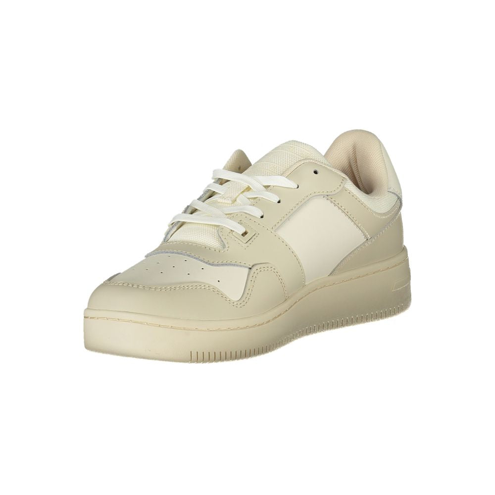 Tommy Hilfiger Leather Sneaker — Beige