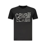 Cavalli Class Men's T-Shirt — Black Cotton