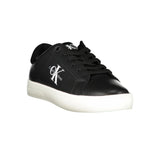 Calvin Klein Low-Top Sneaker — Black Polyurethane
