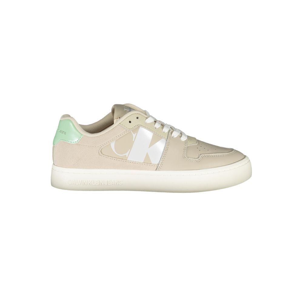 Calvin Klein Polyurethane Sneaker — Beige