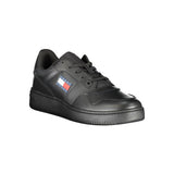 Tommy Hilfiger Leather Sneaker — Black
