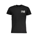 Cavalli Class Crew Neck T-Shirt — Black Cotton