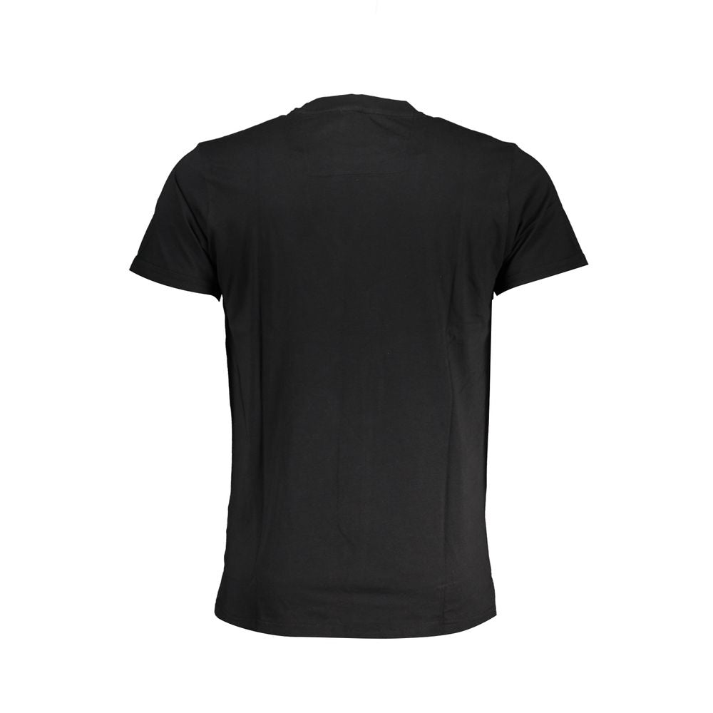 Cavalli Class Crew Neck T-Shirt — Black Cotton