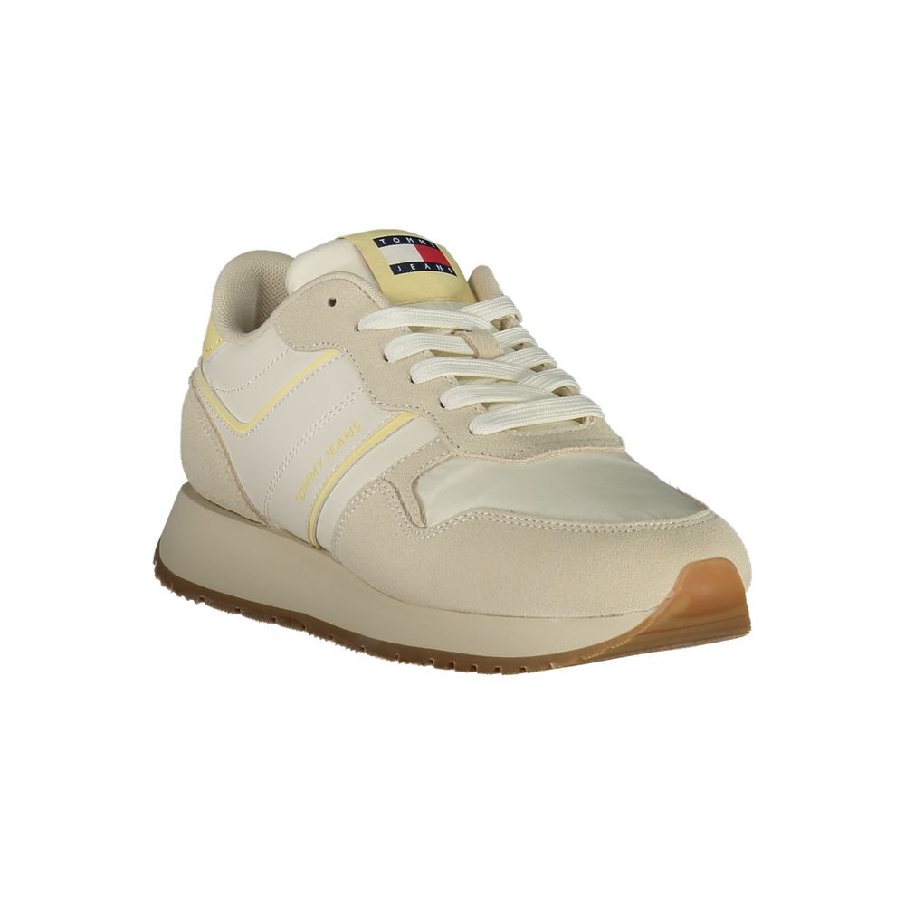 Tommy Hilfiger Athletic Sneaker — Beige Polyurethane