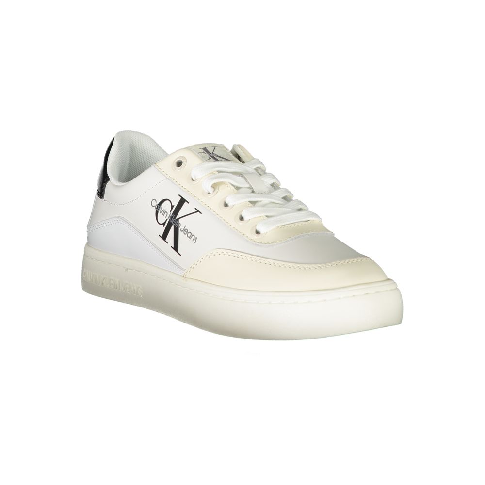Calvin Klein Athletic Sneaker — White Polyurethane
