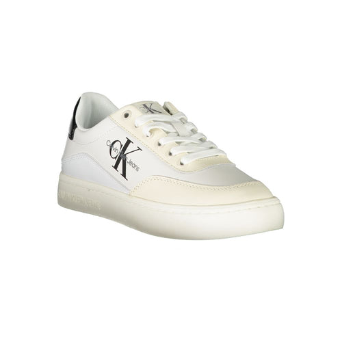 Calvin Klein Athletic Sneaker — White Polyurethane