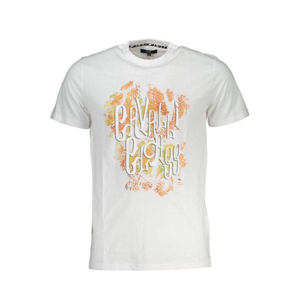 Cavalli Class T-Shirt — White Cotton