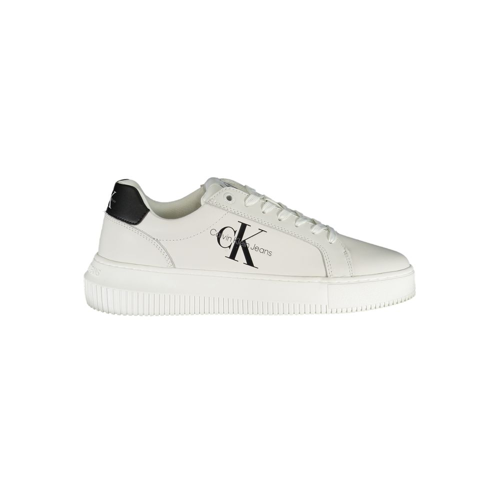 Calvin Klein Athletic Sneaker — White Leather