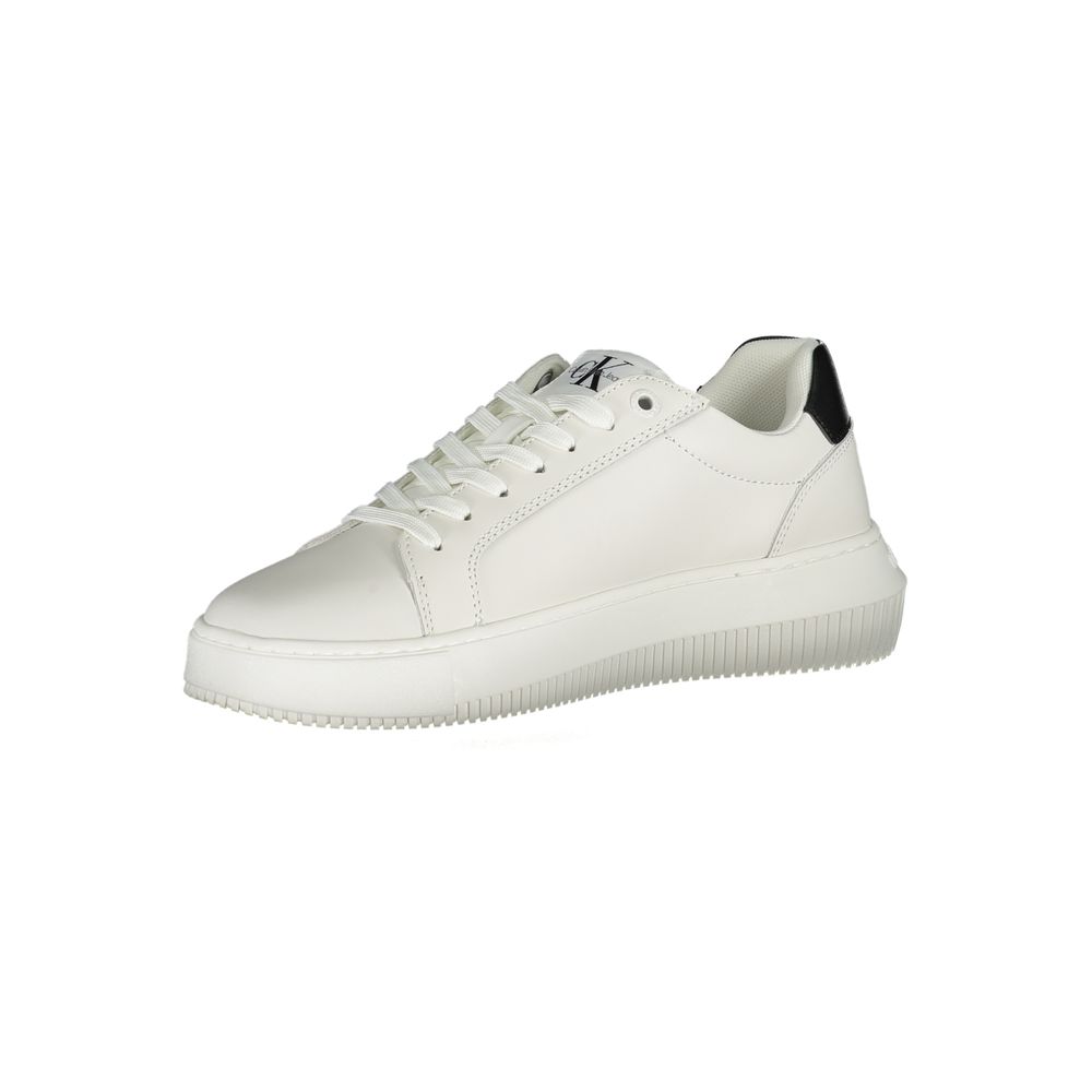 Calvin Klein Athletic Sneaker — White Leather
