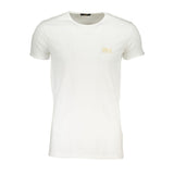 Cavalli Class Crew Neck T-Shirt — White Cotton