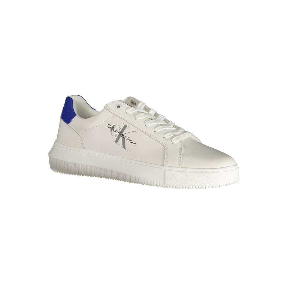Calvin Klein Leather Sneaker — White