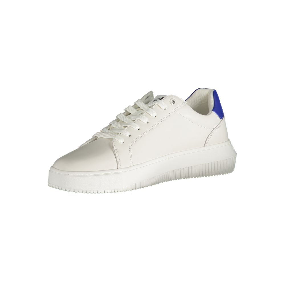 Calvin Klein Leather Sneaker — White