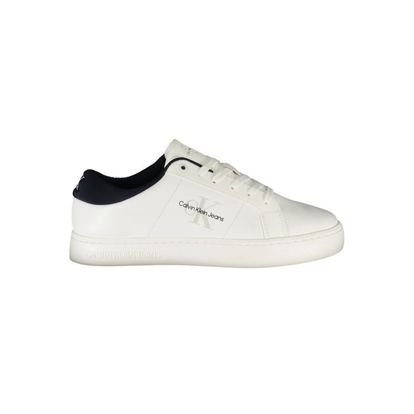 Calvin Klein Athletic Sneaker — White Polyurethane