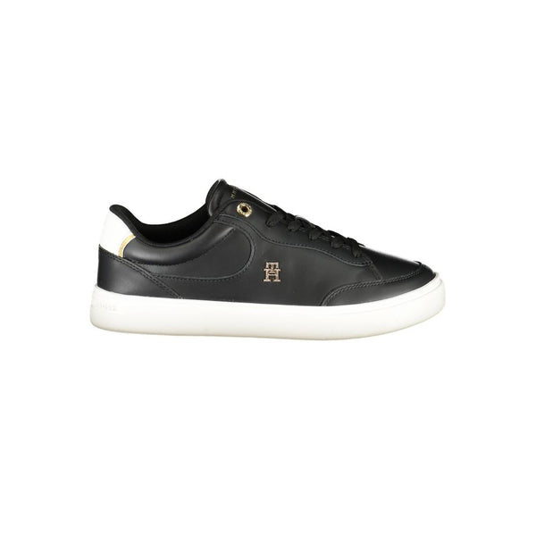 Tommy Hilfiger Athletic Sneaker — Black Polyurethane
