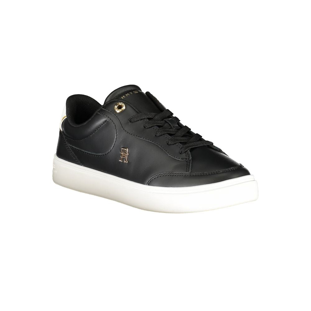 Tommy Hilfiger Athletic Sneaker — Black Polyurethane