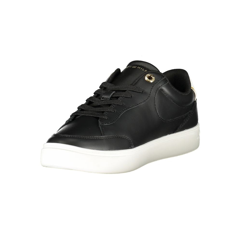 Tommy Hilfiger Athletic Sneaker — Black Polyurethane