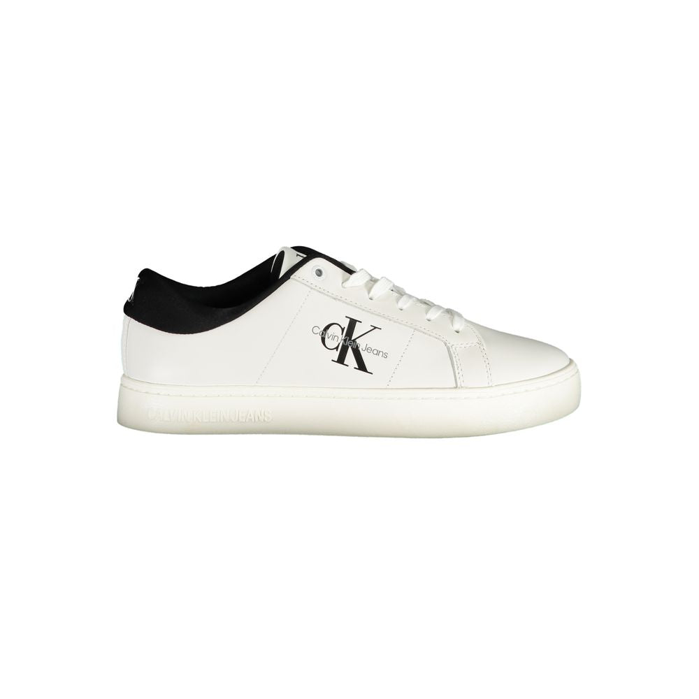 Calvin Klein Athletic Sneaker — White Polyurethane