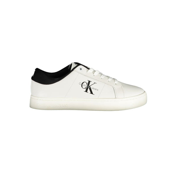 Calvin Klein Athletic Sneaker — White Polyurethane