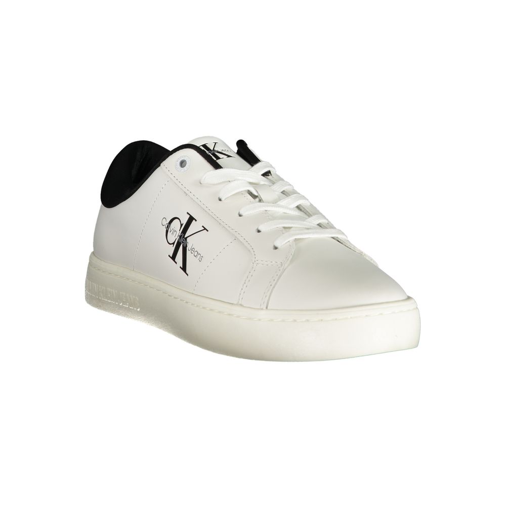 Calvin Klein Athletic Sneaker — White Polyurethane
