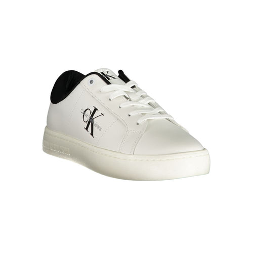 Calvin Klein Athletic Sneaker — White Polyurethane