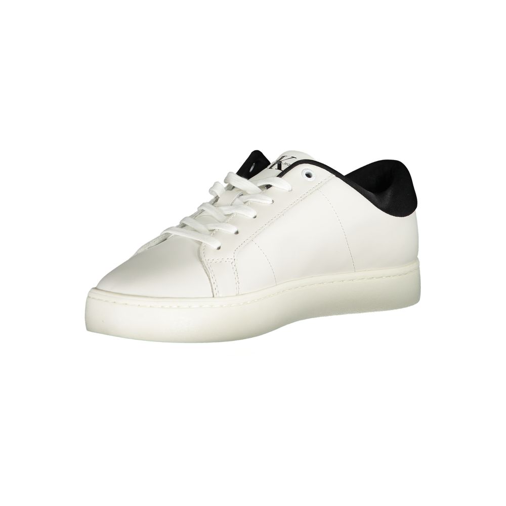 Calvin Klein Athletic Sneaker — White Polyurethane