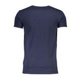 Cavalli Class Crew Neck T-Shirt — Blue Cotton