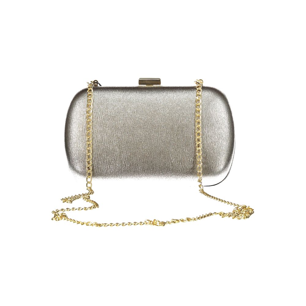 Mario Valentino Bag — Silver Polyurethane
