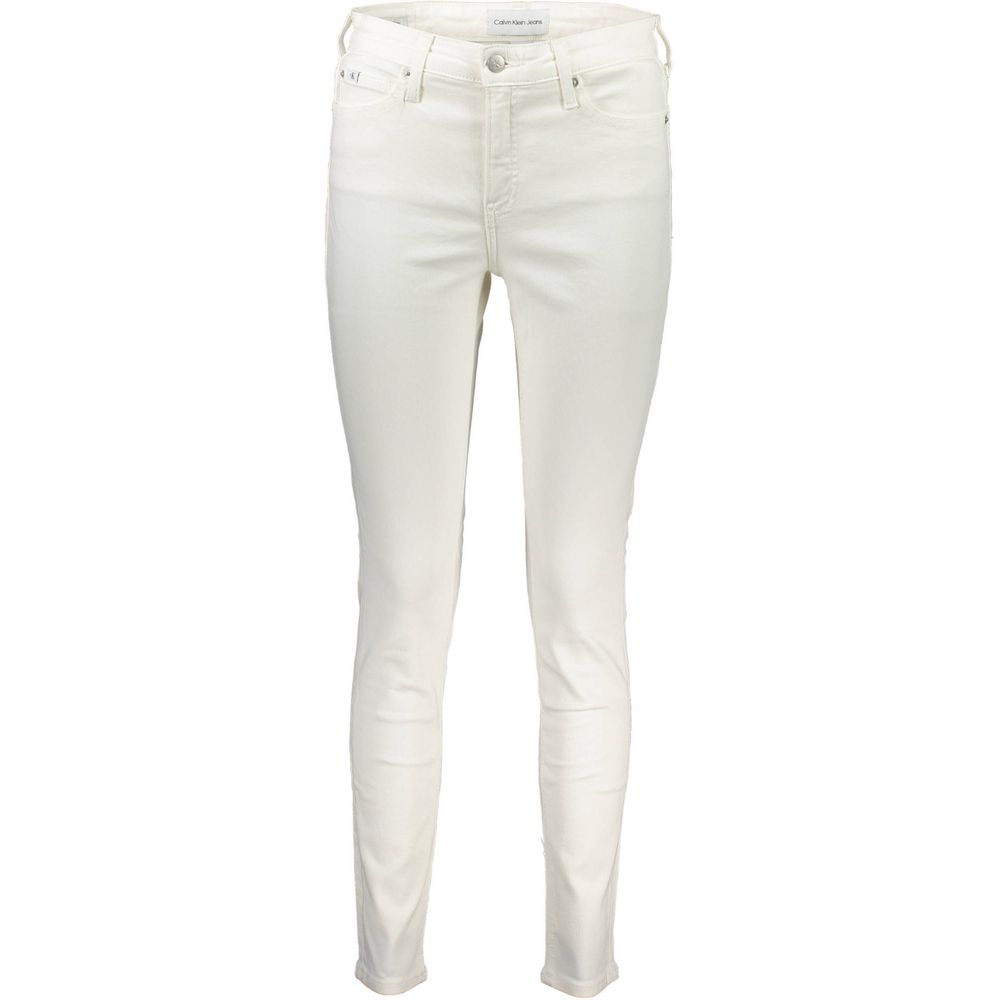 Calvin Klein Skinny Jeans — White Cotton