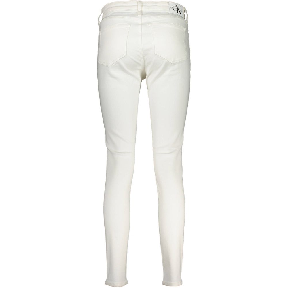 Calvin Klein Skinny Jeans — White Cotton