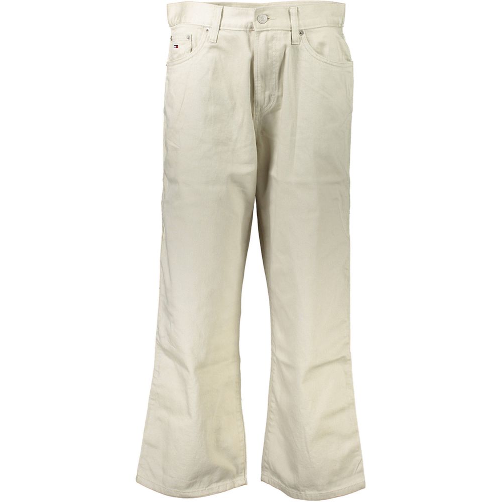 Tommy Hilfiger Relaxed-Fit Jeans — Beige Cotton