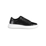 Calvin Klein Leather Sneaker — Black