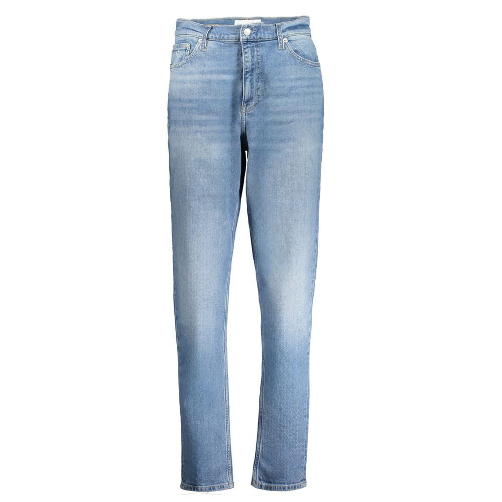 Calvin Klein Mom Jeans — Blue Cotton