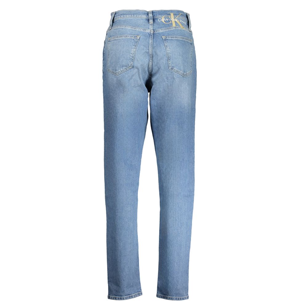 Calvin Klein Mom Jeans — Blue Cotton
