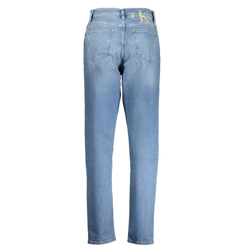 Calvin Klein Mom Jeans — Blue Cotton